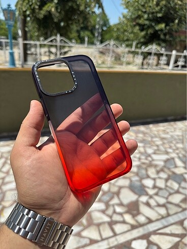 iPhone 15 Pro Max Lüks Darbe Emici Silikon Kılıf