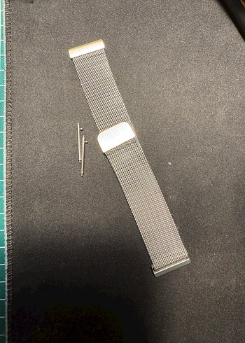 22mm Hasır Çelik Mıknatıslı Kordon Akıllı Pimli SIFIR - Görsel 4