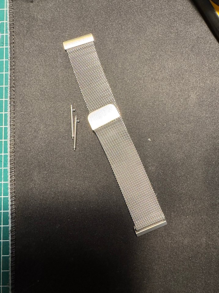 22mm Hasır Çelik Mıknatıslı Kordon Akıllı Pimli SIFIR - Görsel 4