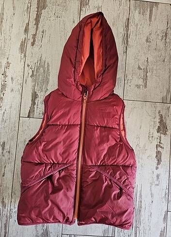 7 Yaş Beden bordo Renk Mango mont