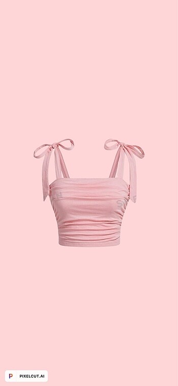 Coquette Fiyonklu Ballet Crop Top