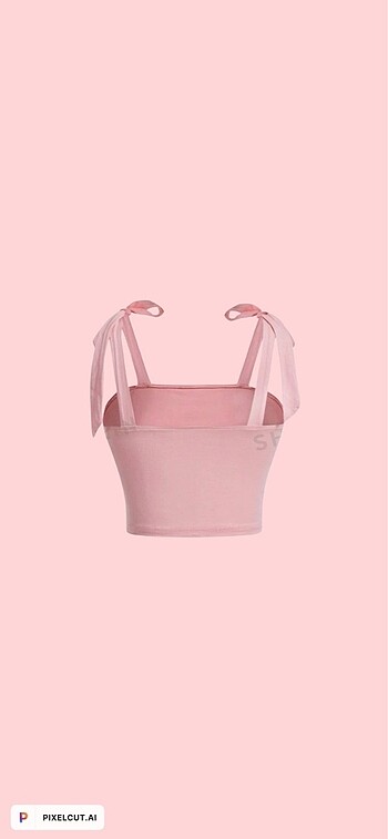 Diğer Coquette Fiyonklu Ballet Crop Top