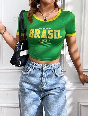 Brasil Crop Top