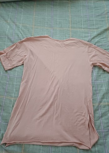 Pembe Hamile Tişörtü, Kısa Kollu, Rahat Kesim - Görsel 4