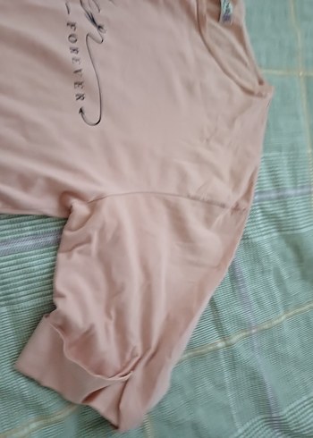 Pembe Hamile Tişörtü, Kısa Kollu, Rahat Kesim - Görsel 3