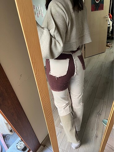 xs Beden çok parçalı pantolon