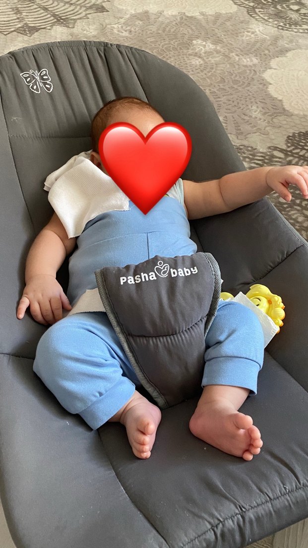 Pasha Baby Fume Gri Pratik Ana Kucağı - Görsel 3