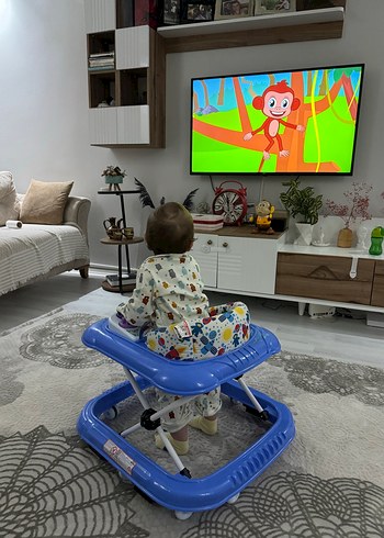 Mavi Bebek Yürüteci / Yürüteç - Görsel 2