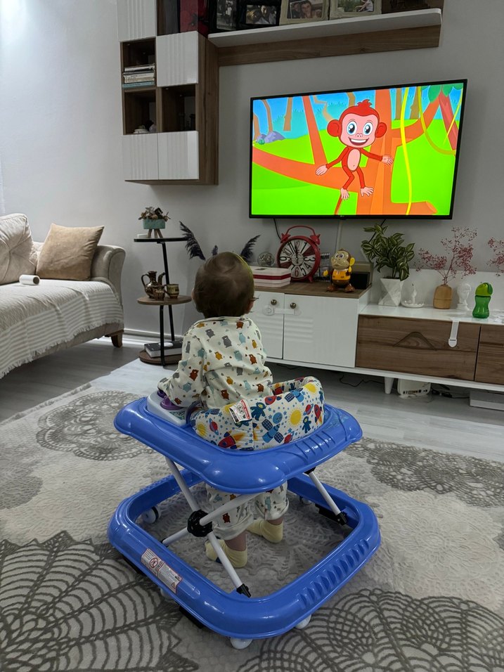 Mavi Bebek Yürüteci / Yürüteç - Görsel 2