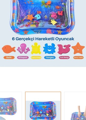Diğer MooieBaby Bebek Su Oyun Matı