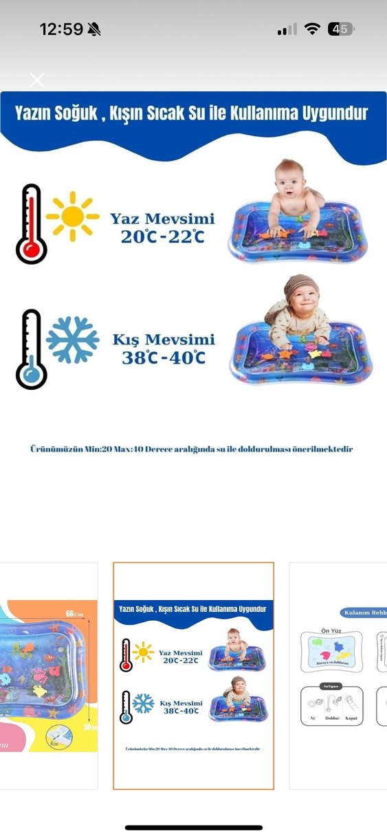 MooieBaby Bebek Su Oyun Matı - Görsel 4