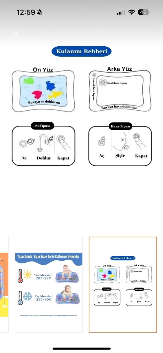 MooieBaby Bebek Su Oyun Matı - Görsel 5