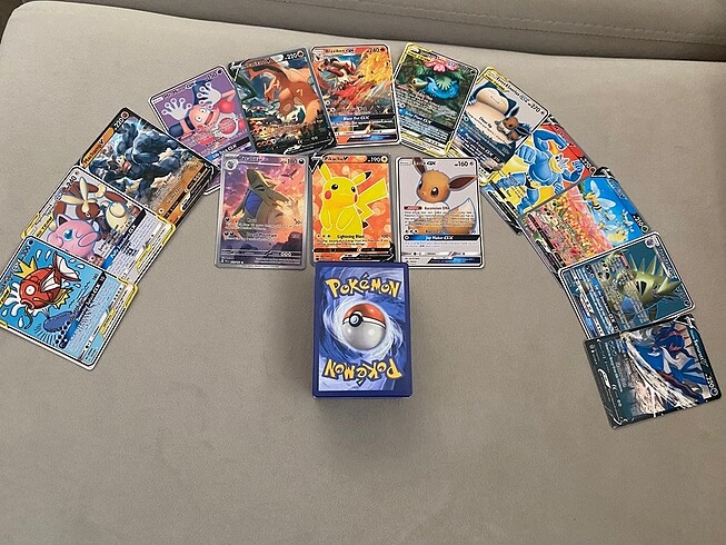 100 Adet Pokemon kartı