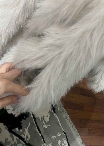 Suni Kürk Ceket - Görsel 4