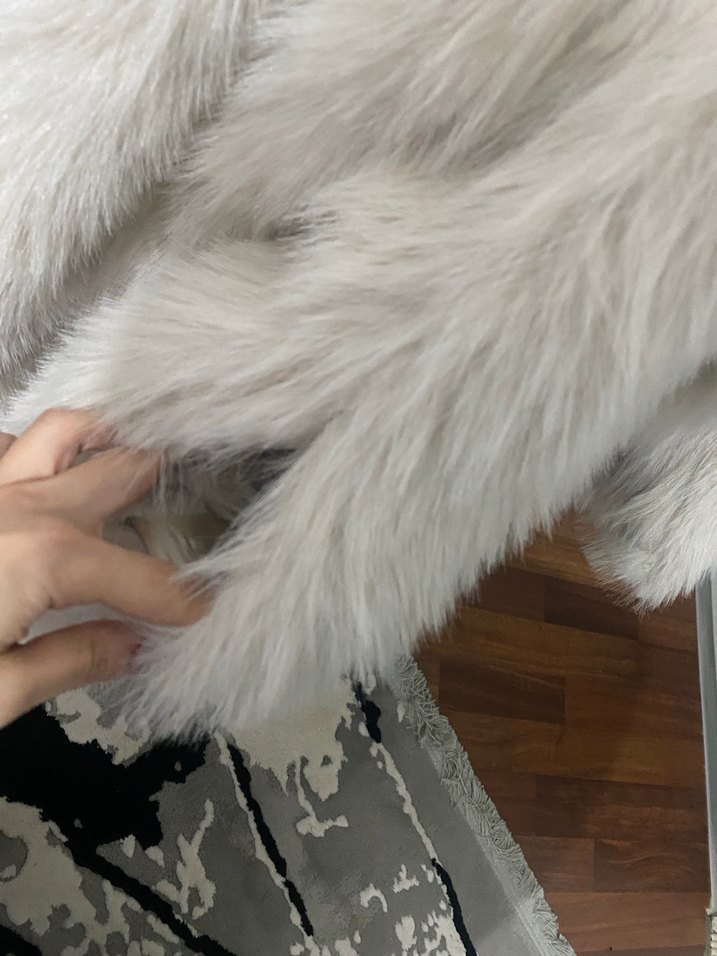 Suni Kürk Ceket - Görsel 4