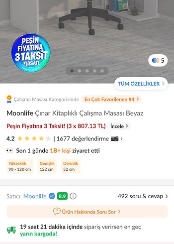 Çalışma masası - Görsel 5