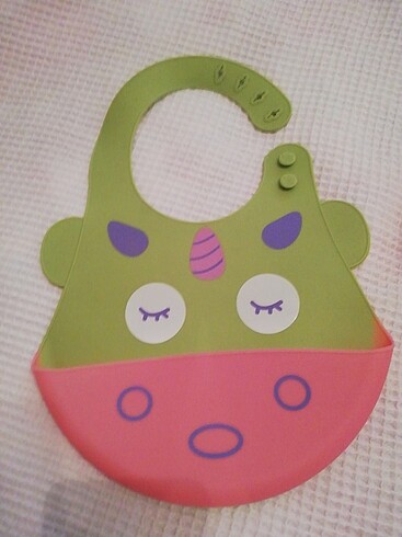 Silikon mama önlüğü ve dökülmez tabak - Görsel 2