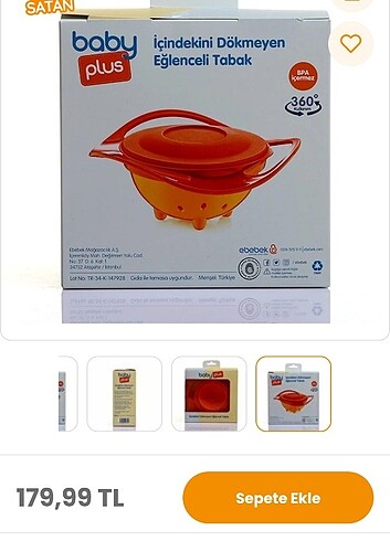 Silikon mama önlüğü ve dökülmez tabak - Görsel 7