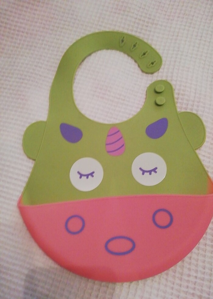 Silikon mama önlüğü ve dökülmez tabak - Görsel 2