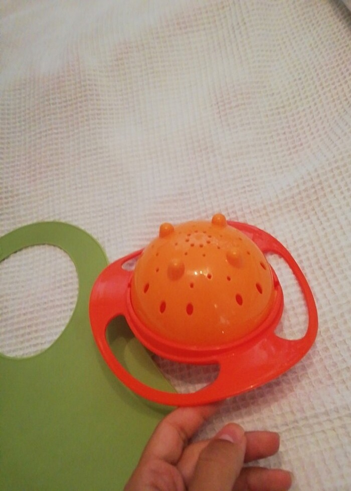 Silikon mama önlüğü ve dökülmez tabak - Görsel 5