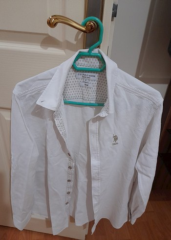 U.S Polo Assn. s beden slim kesim beyaz gomlek