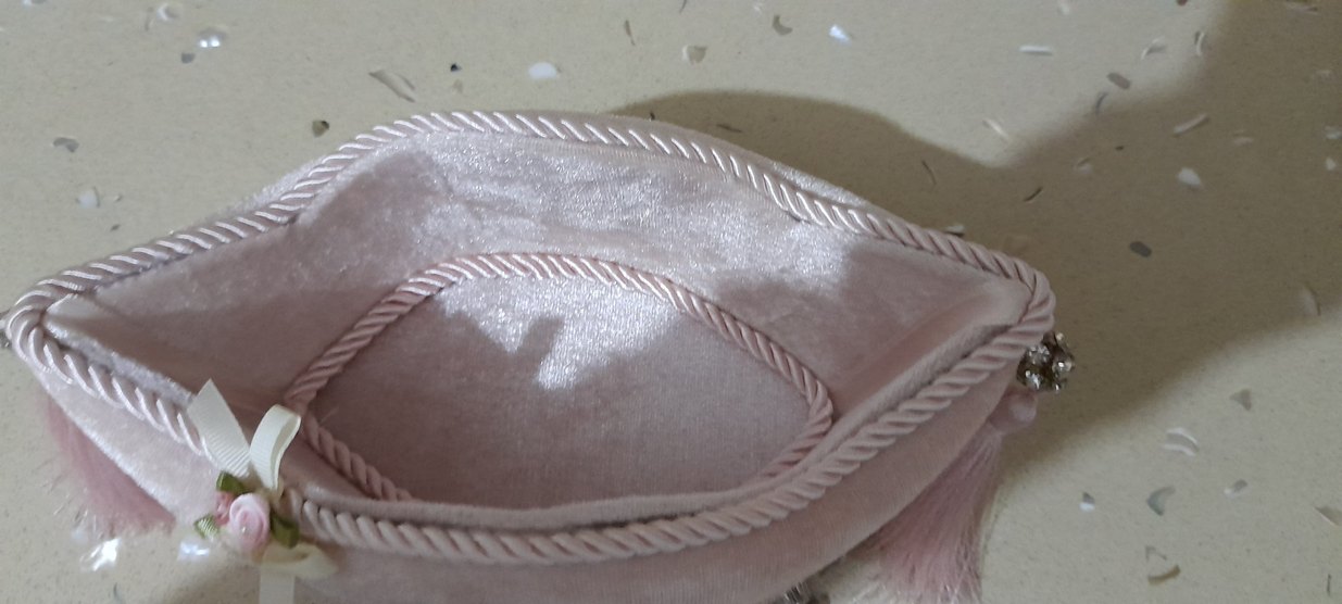 Pembe Kadife Bebek Sepeti gondol - Görsel 4