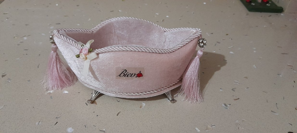 Pembe Kadife Bebek Sepeti gondol - Görsel 2