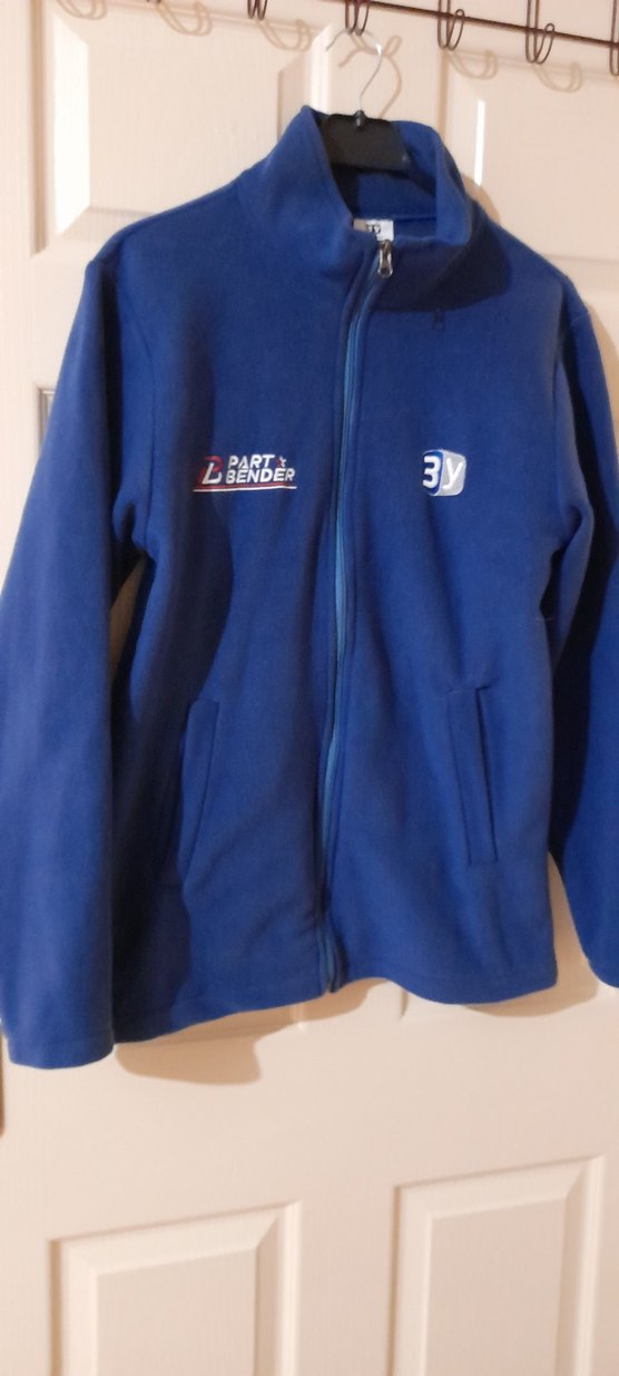 Erkek Lacivert Kapüşonlu Fermuarlı Sweatshirt polar mont - Görsel 2