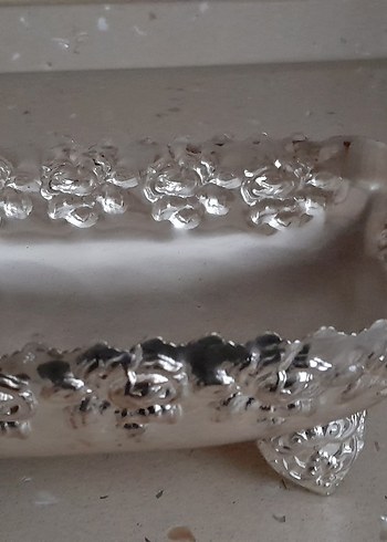 Parlak Beyaz Dekoratif Tabak - Görsel 2