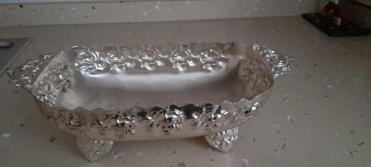 Parlak Beyaz Dekoratif Tabak - Görsel 2