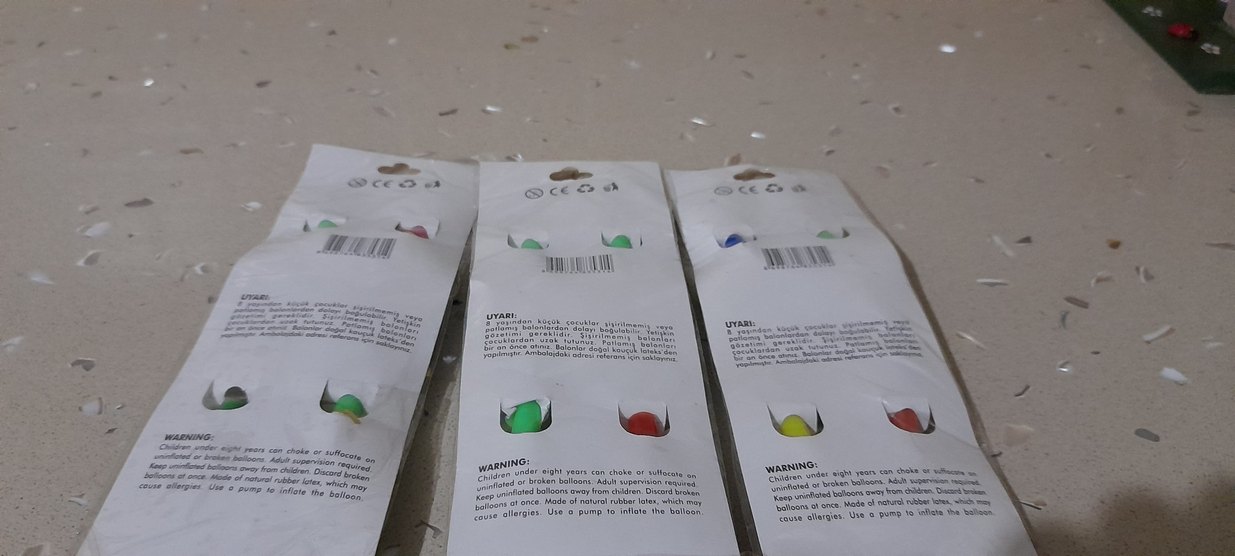 Renkli Parti Patlayıcıları 4'lü Set  balonlu  kaynana dili - Görsel 3