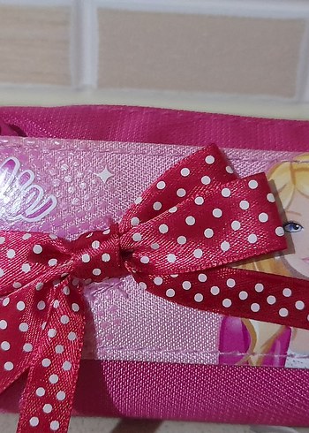 Pembe Fermuarlı Kadın Makyaj Çantası kalemlik  kalem kutu - Görsel 3