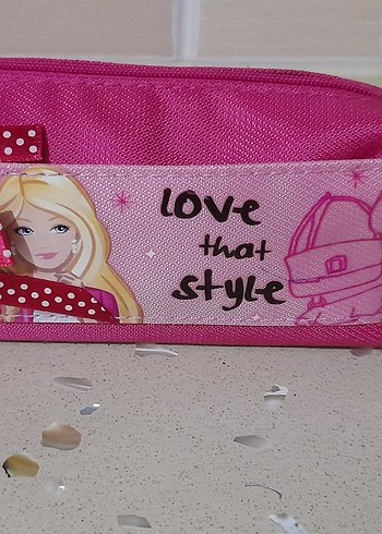 Pembe Fermuarlı Kadın Makyaj Çantası kalemlik  kalem kutu - Görsel 2