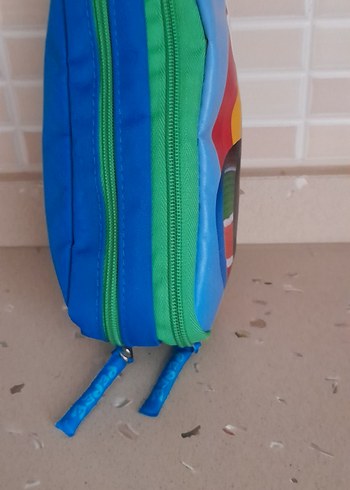 Renkli Çocuk Okul Çantası kalem kutu  kalemlik - Görsel 4