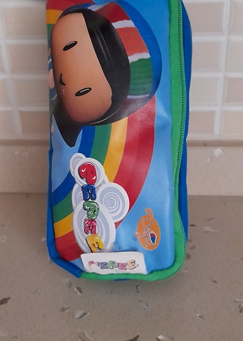 Renkli Çocuk Okul Çantası kalem kutu  kalemlik - Görsel 2