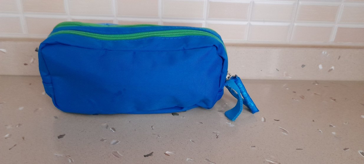 Renkli Çocuk Okul Çantası kalem kutu  kalemlik - Görsel 3