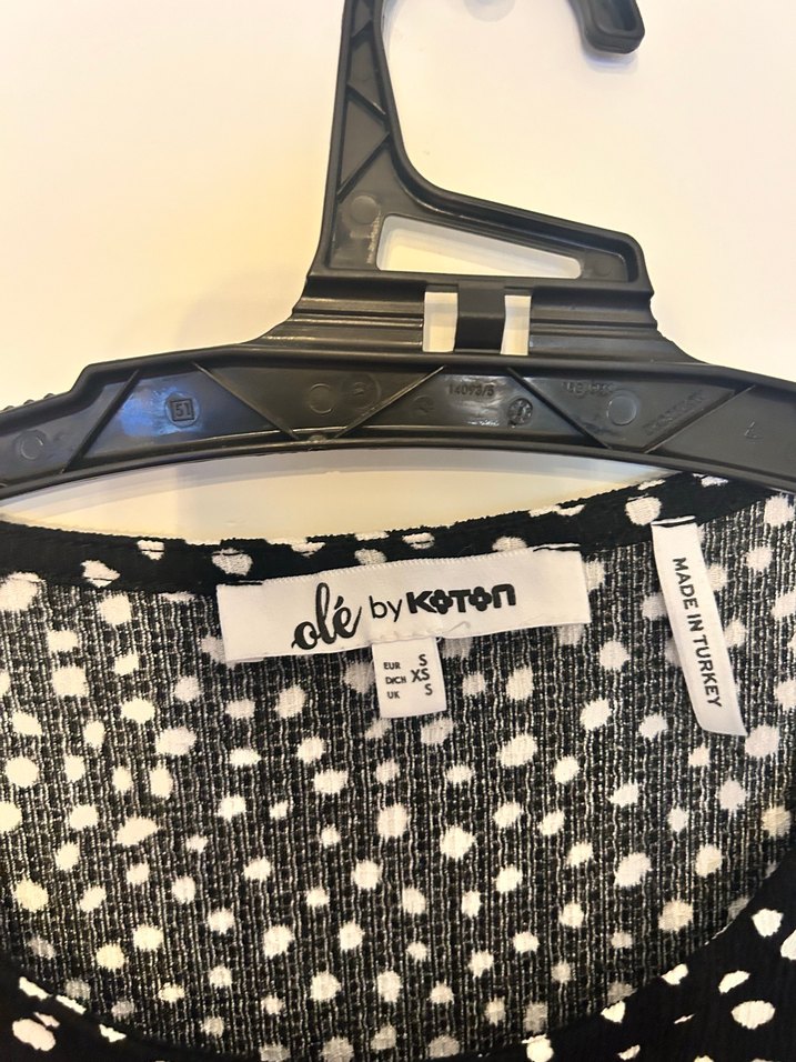 Siyah Puantiyeli Midi Elbise - Görsel 2