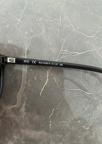 Inesta+ A09215 Siyah Minimalist Kadın Güneş Gözlüğü - Görsel 3