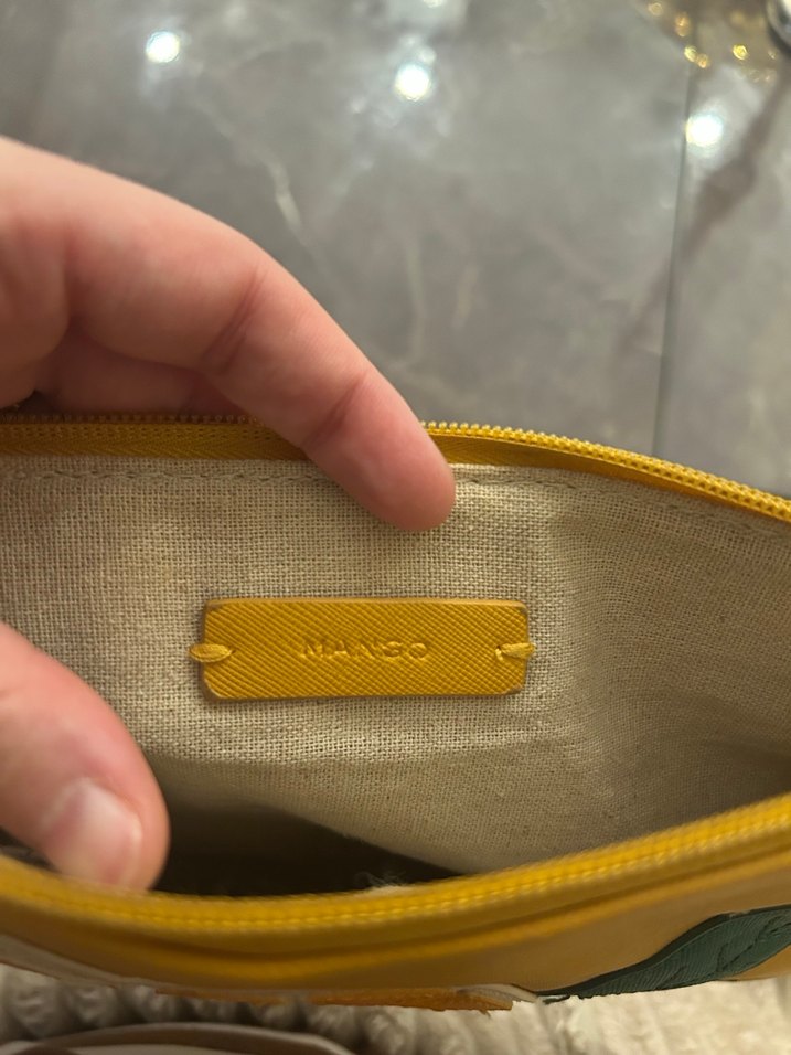 Sarı mango kadın çanta - Görsel 3