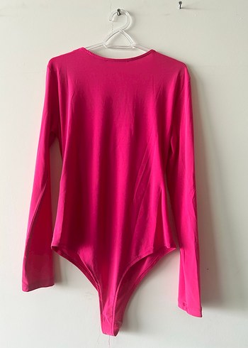 Kalp Detaylı Pembe Uzun Kollu Bluz - Görsel 3