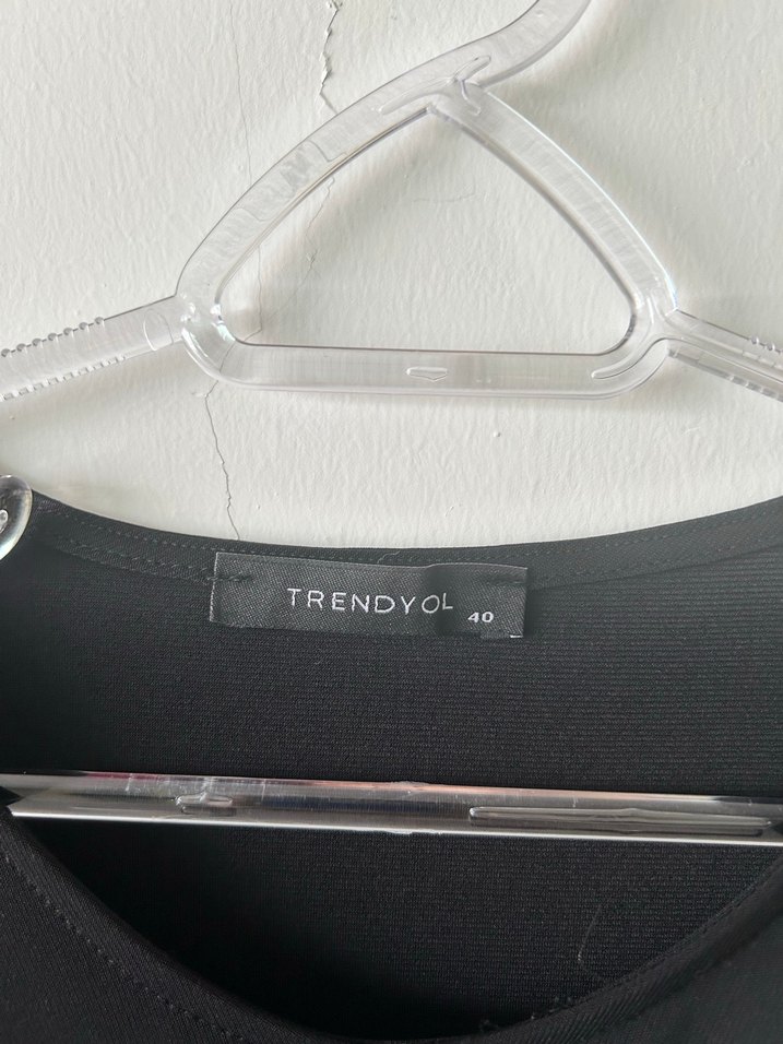 Uzun Kollu kalp detaylı  Bluz - Görsel 3