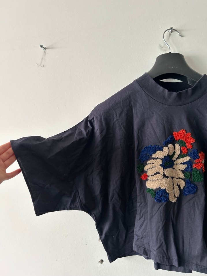 Lacivert tişört - Görsel 2