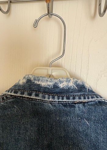 Zara Zara Düğmeli Kadın Kot Ceket, Fitted, Sokak Stili