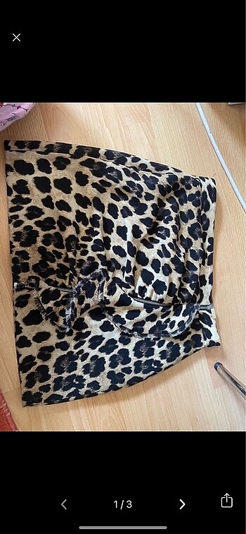 Zara leopar etek