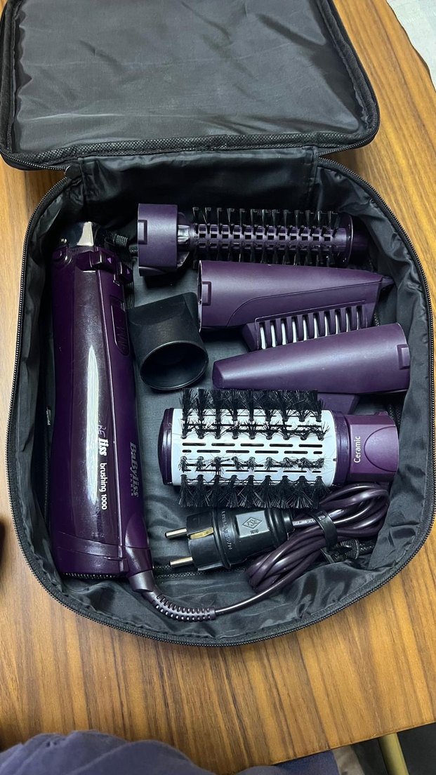 Babyliss Mor Seramik Saç Şekillendirici Fırça seti - Görsel 2