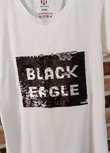 m Beden siyah Renk Beşiktaş bayan tişört 