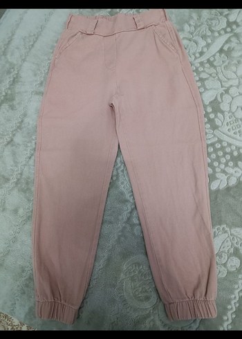 pudra kız çocuk ceket pantolon takım - Görsel 3