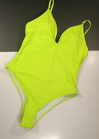 Straplez Sarı Kadın Mayo - Görsel 3