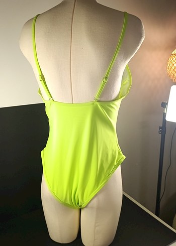 Straplez Sarı Kadın Mayo - Görsel 2