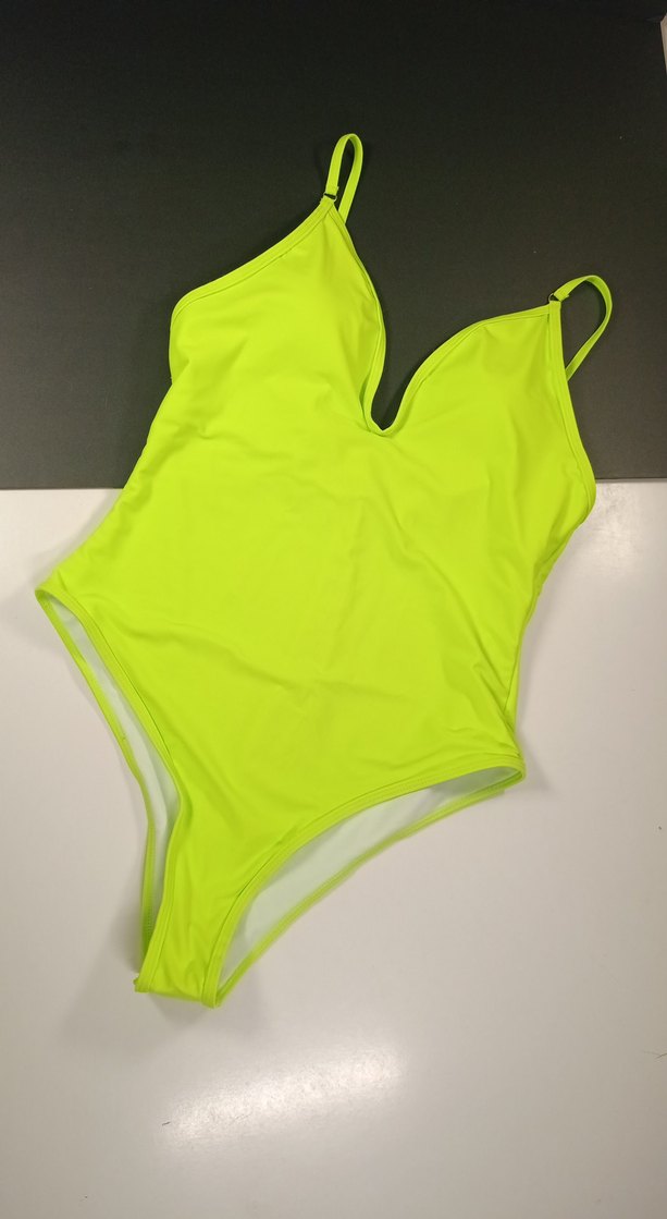 Straplez Sarı Kadın Mayo - Görsel 3